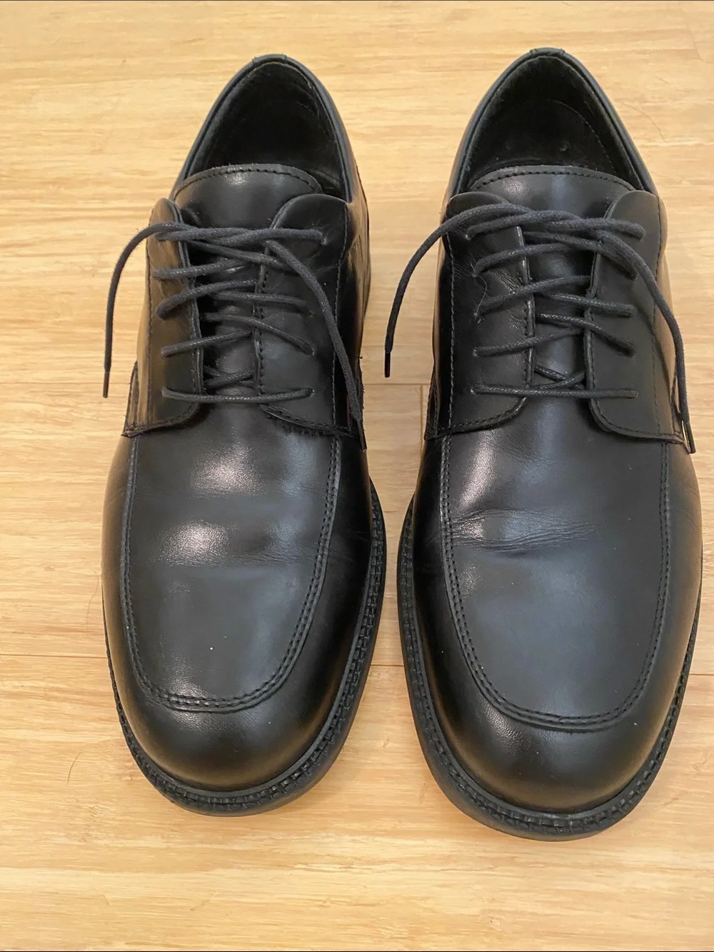 Men’s G.H. Bass & Co. Black Leather Lace-Up Shoes
